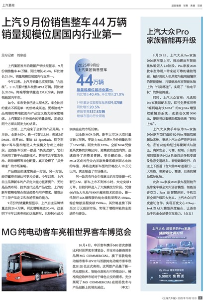 上海汽车报上汽要闻